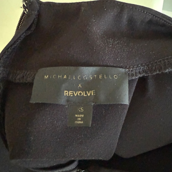 Women's Revolve x Michale Costello Black Mini Dress - Picture 3 of 3